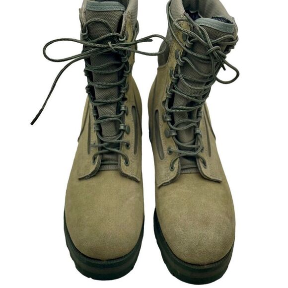 McRae Mil-Spec Hot Weather Coyote Vibram Outsole Combat Boots Olive Men 5.5